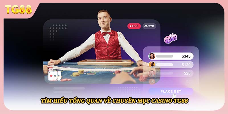 Tìm hiểu tổng quan về chuyên mục casino TG88